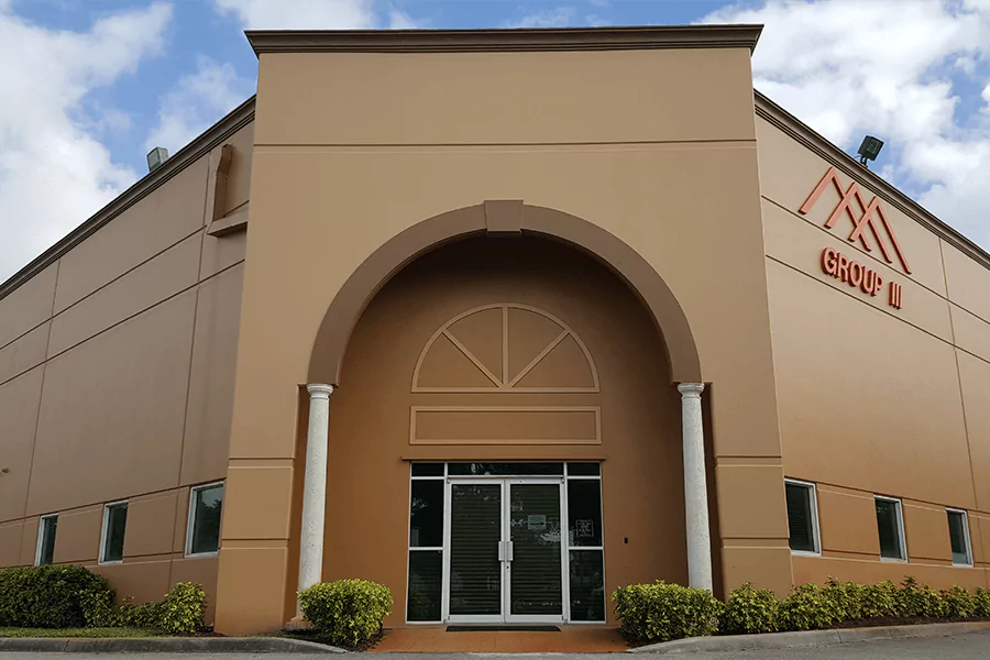 Group III International headquarters in Pompano Beach, Florida.